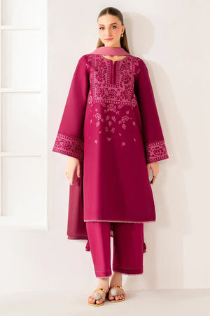 JAZMIN - 3PC EMBROIDERED SHIRT WITH CHIFFON DUPATTA AND TROUSER - RB11206