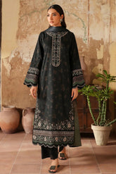 IZNIK - 3PC PRINTED SHIRT WITH PATCHES AND CHIFFON DUPATA AND TROUSER - RB11176