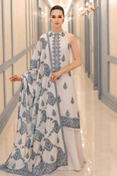 BAREEZE - 3PC EMBROIDERED SHIRT WITH EMBROIDERED DUPATA AND TROUSER - RB11189