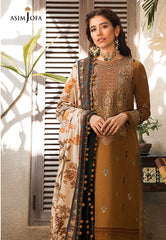 ASIM JOFA - 3PC LAWN EMBROIDERED SHIRT WITH PRINTED DUPATTA AND TROUSER - RB11055