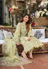 ELAF - 3PC EMBROIDERED SHIRT WITH CHIFFON DUPATTA AND TROUSER - RB11200
