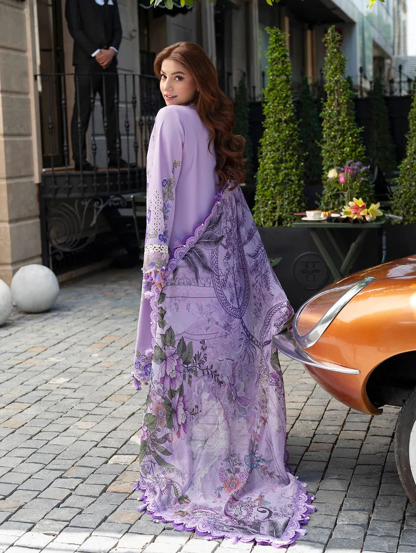 JADE - 3PC EMBROIDERED SHIRT WITH CHIFFON DUPATTA AND TROUSER - RB11202