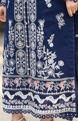 LIBAAS - 3PC EMBROIDERED SHIRT WITH CHIFFON DUPATTA AND TROUSER - RB11203
