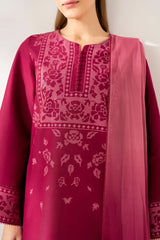 JAZMIN - 3PC EMBROIDERED SHIRT WITH CHIFFON DUPATTA AND TROUSER - RB11206