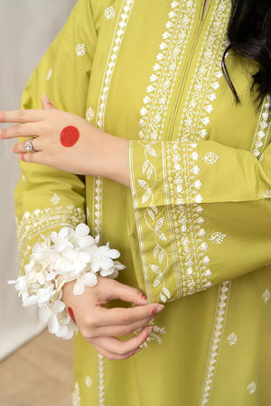 URGE - 2PC EMBROIDERED SHIRT WITH EMBROIDERED PATCHES AND TROUSER - RB11207