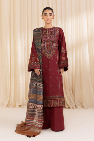 SAPPHIRE - 3PC LAWN EMBROIDERED SHIRT WITH CHIFFON DUPATTA AND TROUSER - RB11214