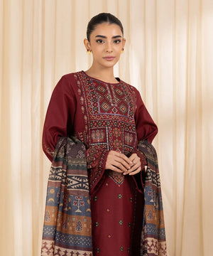 SAPPHIRE - 3PC LAWN EMBROIDERED SHIRT WITH CHIFFON DUPATTA AND TROUSER - RB11214