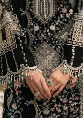 BIN ILYAS - 3PC LAWN EMBROIDERED SHIRT WITH CHIFFON DUPATTA AND TROUSER - RB11216