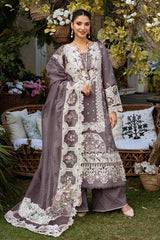 ELAF - 3PC EMBROIDERED SHIRT WITH KHADDI NET DUPATTA AND TROUSER - RB11220