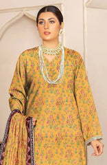 BAKHIYA - 3PC LAWN PRINTED SHIRT WITH LAWN PRINTED DUPATTA AND TROUSER - RB11017