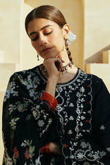 CROSS STITCH - 3PC LAWN EMBROIDERED SHIRT WITH VOIL PRINTED DUPATTA AND TROUSER - RB11075