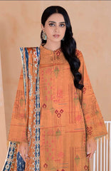 BAKHIYA - 3PC LAWN PRINTED SHIRT WITH LAWN PRINTED DUPATTA AND TROUSER - RB11014