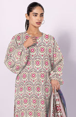 BAKHIYA - 3PC LAWN PRINTED SHIRT WITH LAWN PRINTED DUPATTA AND TROUSER - RB1109