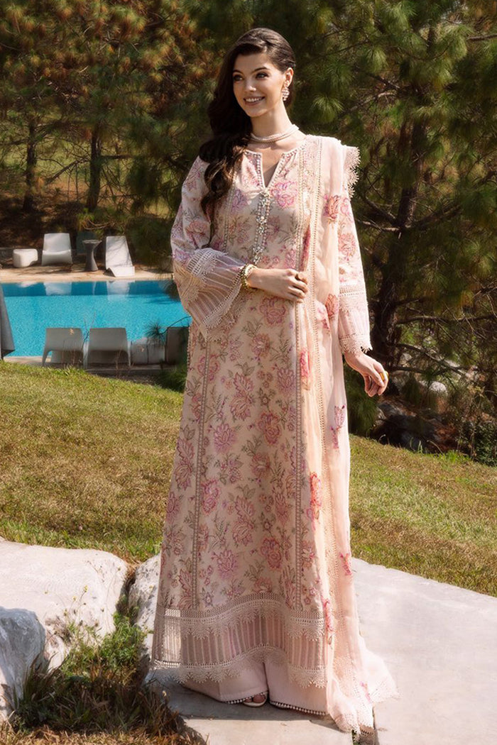 BAREEZE - 3PC LAWN EMBROIDERED SHIRT WITH CHIFFON EMBROIDERED DUPATTA AND TROUSER - RB11032