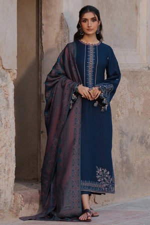 IZEL - 3PC EMBROIDERED SHIRT WITH EMBROIDERED DUPATA AND TROUSER - RB11188