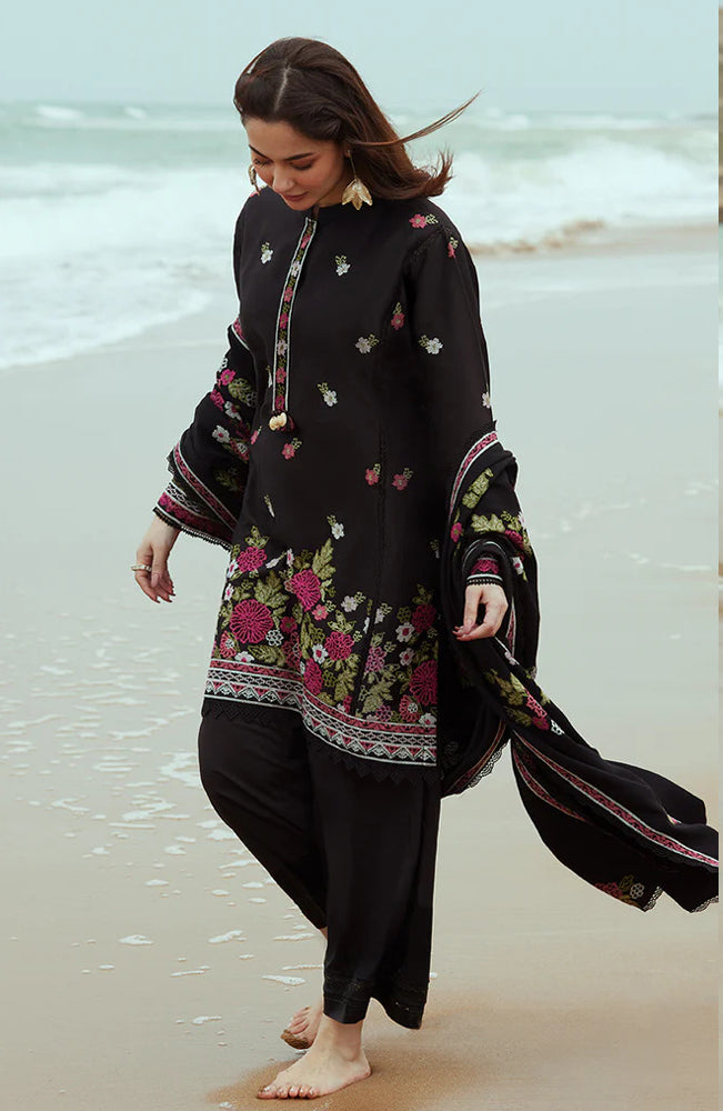 CROSS STITCH - 3PC LAWN EMBROIDERED SHIRT WITH CHIFFON EMBROIDERED DUPPATA AND TROUSER