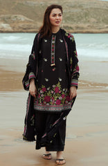 CROSS STITCH - 3PC LAWN EMBROIDERED SHIRT WITH CHIFFON EMBROIDERED DUPPATA AND TROUSER