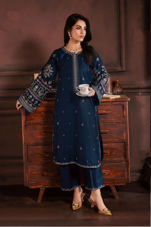 BATIK - 2PC EMBROIDERED SHIRT WITH EMBROIDERED PATCHES AND TROUSER - RB11160