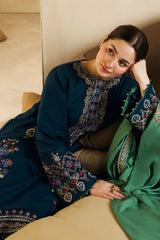 ZARA SHAH JAHAN - 3PC LAWN EMBROIDERED SHIRT WITH LAWN EMBROIDERED DUPPATA AND TROUSER