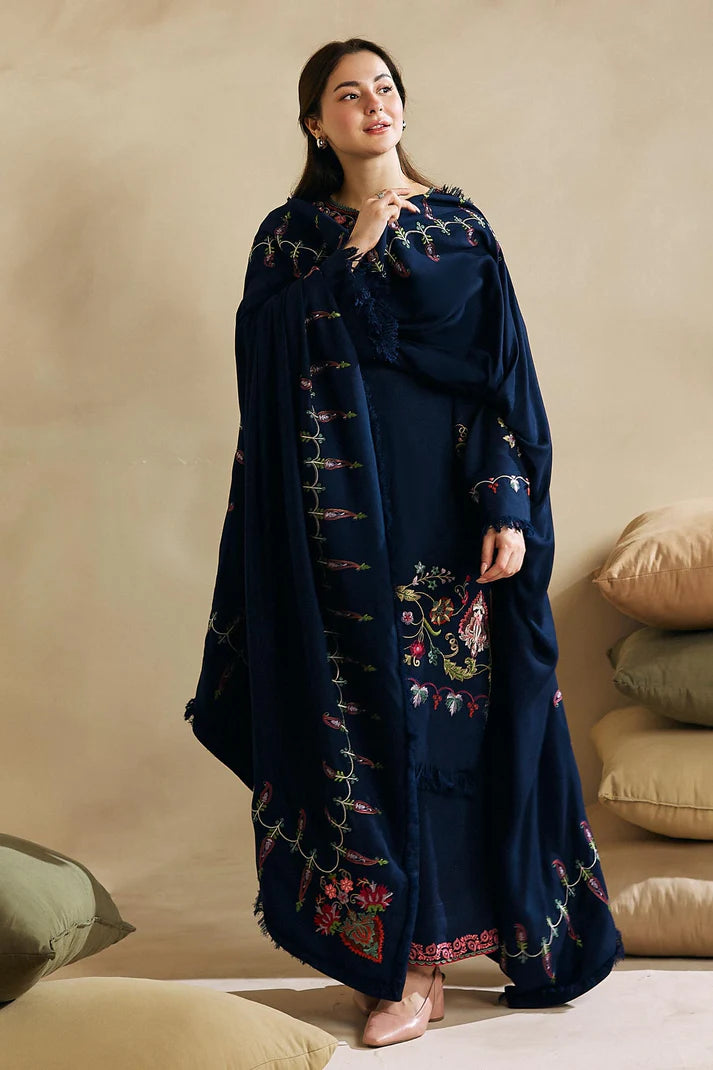 ZARA SHAH JAHAN - 3PC LAWN EMBROIDERED SHIRT WITH LAWN EMBROIDERED DUPPATA AND TROUSER