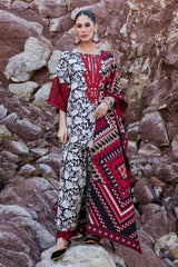 ZAINAB CHOTTANI - 3PC LAWN PRINTED SHIRT WITH LAWN PRINTED DUPATTA AND TROUSER - RB1102