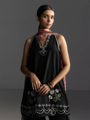 ZARA SHAHJAHAN - 3PC EMBROIDERED SHIRT WITH CHIFFON DUPATTA AND TROUSER - RB11211