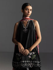 ZARA SHAHJAHAN - 3PC EMBROIDERED SHIRT WITH CHIFFON DUPATTA AND TROUSER - RB11211