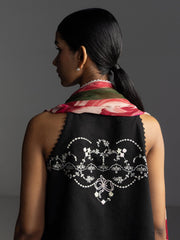 ZARA SHAHJAHAN - 3PC EMBROIDERED SHIRT WITH CHIFFON DUPATTA AND TROUSER - RB11211