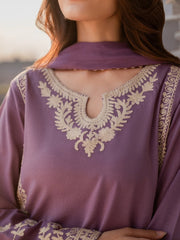 MIRANA - 3PC EMBROIDERED SHIRT WITH CHIFFON DUPATTA AND TROUSER - RB11195