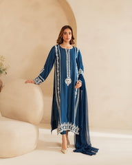 MIRANA - 3PC EMBROIDERED SHIRT WITH CHIFFON DUPATTA AND TROUSER - RB11196
