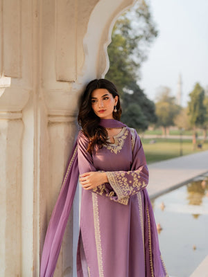 MIRANA - 3PC EMBROIDERED SHIRT WITH CHIFFON DUPATTA AND TROUSER - RB11195