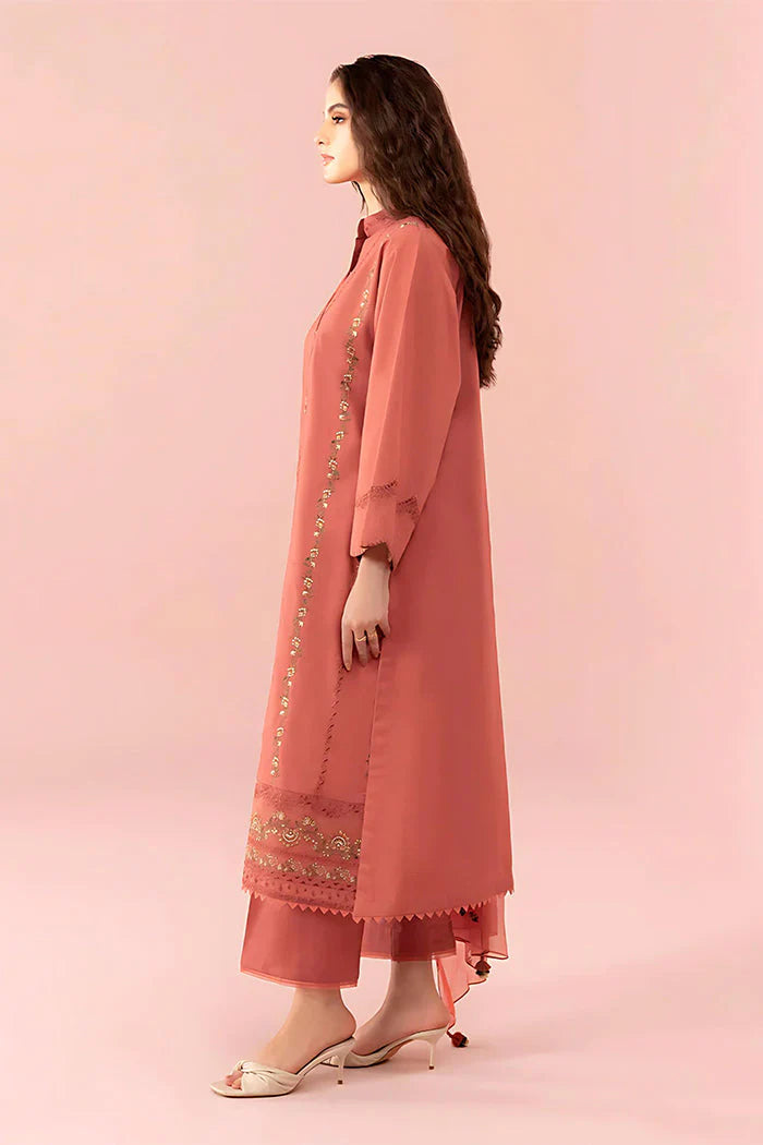 SAPPHIRE - 3PC LAWN EMBROIDERED SHIRT WITH CHIFFON EMBROIDERED DUPATTA AND TROUSER - RB11030