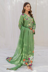 BATIK - 3PC EMBROIDERED SHIRT WITH EMBROIDERED DUPATA AND TROUSER - RB11159