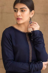 AISLING - 3PC DHANAK EMBROIDERED SHIRT WITH PRINTED SHAWL - RB11244
