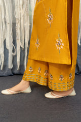 URGE - 3PC DHANAK EMBROIDERED SHIRT WITH PRINTED SHAWL AND TROUSER - RB11245