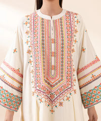 SAPPHIRE - 3PC DHANAK EMBROIDERED SHIRT WITH PRINTED SHAWL AND TROUSER - RB11248