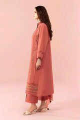 SAPPHIRE - 3PC DHANAK EMBROIDERED SHIRT WITH CHIFFON EMBROIDERED DUPATTA AND TROUSER - RB11251