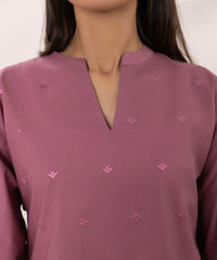 SAPPHIRE - 3PC DHANAK EMBROIDERED SHIRT WITH ORGANZA PRINTED DUPATTA AND EMBROIDERED TROUSER - RB11253