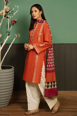 KOKUM - 3PC LAWN EMBROIDERED SHIRT WITH PRINTED DUPATTA AND TROUSER- RB11137