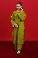 URGE - 3PC LAWN EMBROIDERED SHIRT WITH PRINTED DUPATTA AND TROUSER- RB11123
