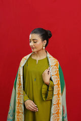 URGE - 3PC LAWN EMBROIDERED SHIRT WITH PRINTED DUPATTA AND TROUSER- RB11123