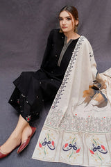 URGE - 3PC LAWN EMBROIDERED SHIRT WITH PRINTED DUPATTA AND TROUSER- RB11128