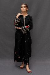 URGE - 3PC LAWN EMBROIDERED SHIRT WITH PRINTED DUPATTA AND TROUSER- RB11128