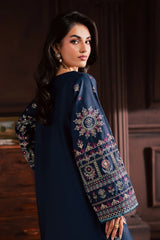 BATIK - 2PC EMBROIDERED SHIRT WITH EMBROIDERED PATCHES AND TROUSER - RB11160