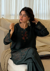 BATIK - 2PC EMBROIDERED SHIRT WITH EMBROIDERED PATCHES AND TROUSER - RB11164