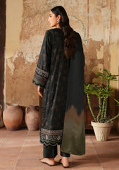 IZNIK - 3PC PRINTED SHIRT WITH PATCHES AND CHIFFON DUPATA AND TROUSER - RB11176