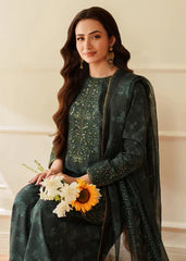 MOHAGNI - 3PC PRINTED SHIRT WITH PATCHES AND CHIFFON DUPATA AND TROUSER - RB11178