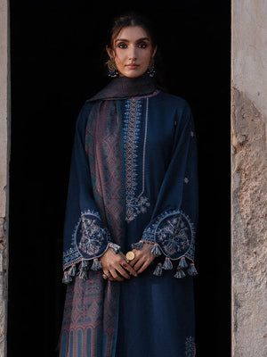 IZEL - 3PC EMBROIDERED SHIRT WITH EMBROIDERED DUPATA AND TROUSER - RB11188