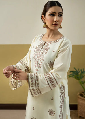 URGE - 2PC EMBROIDERED SHIRT WITH EMBROIDERED PATCHES AND TROUSER - RB11163